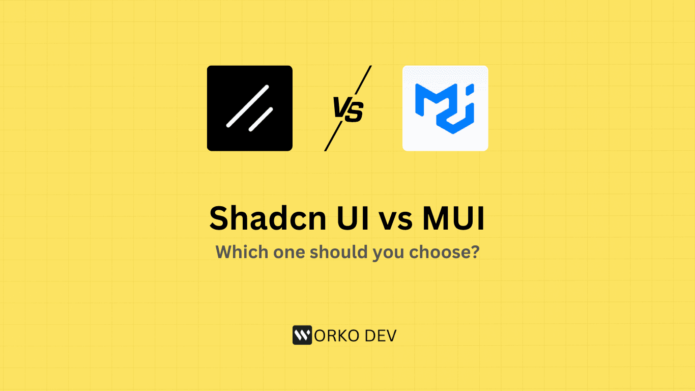 ShadCN UI vs MUI: Which One Should You Choose?
